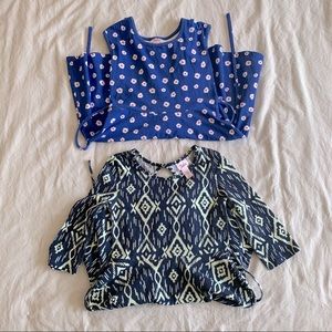 Justice - Bundle of Girls Swing Dresses.  Size 7.  Casual Knit.